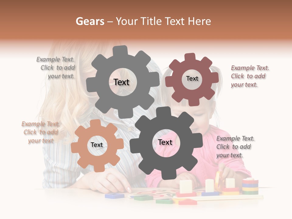 Kid Studio Shot Child PowerPoint Template