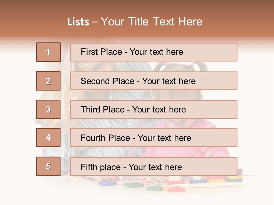 Kid Studio Shot Child PowerPoint Template