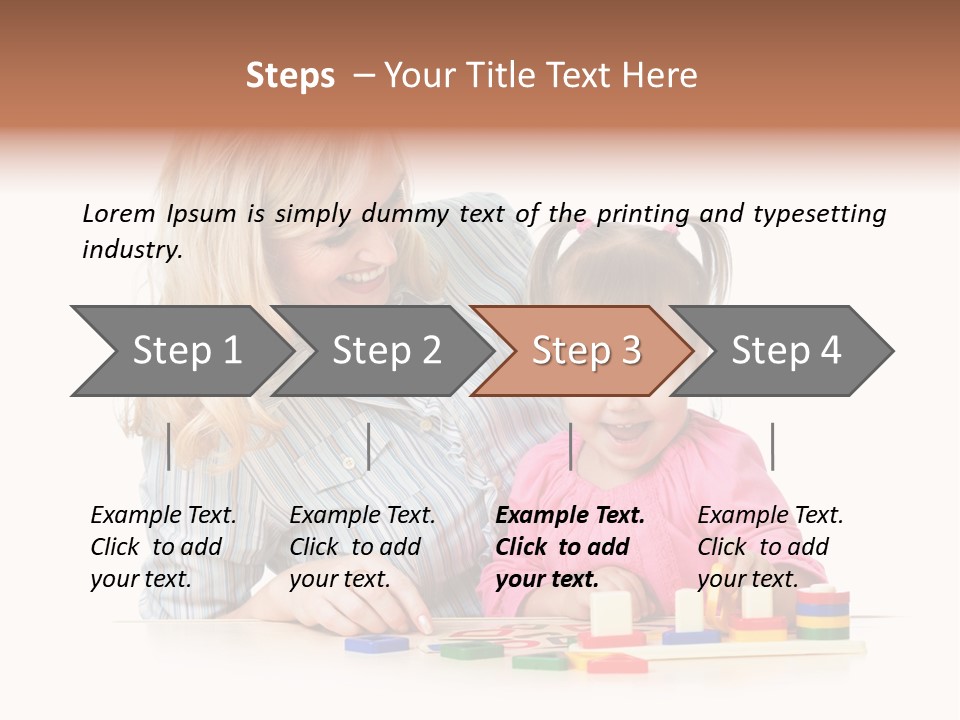 Kid Studio Shot Child PowerPoint Template