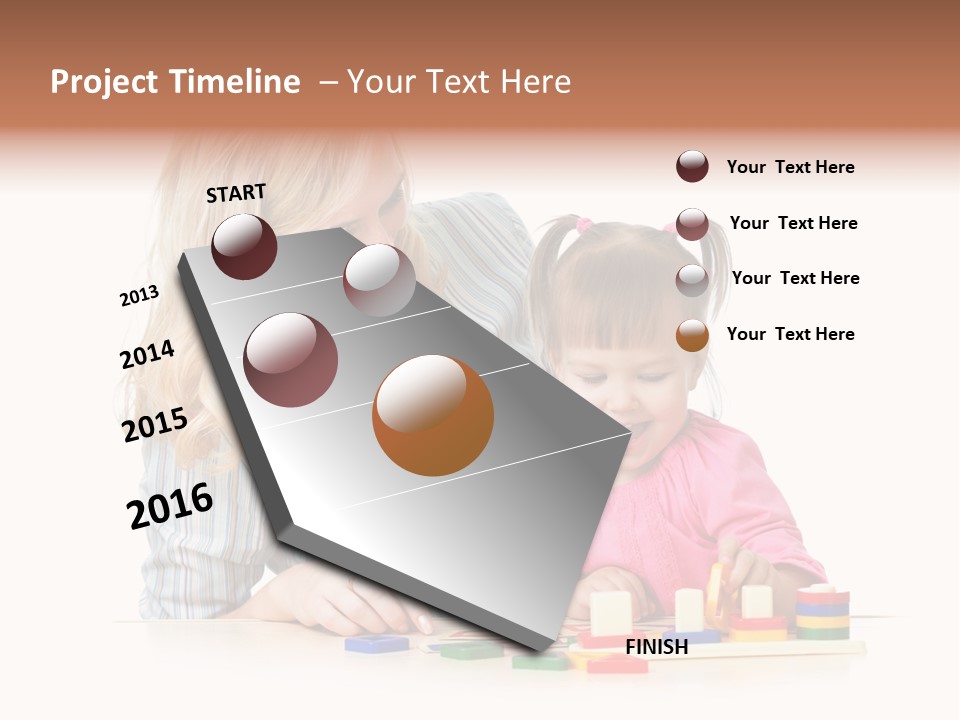 Kid Studio Shot Child PowerPoint Template