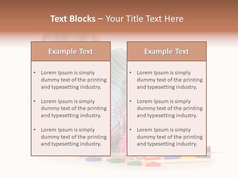 Kid Studio Shot Child PowerPoint Template