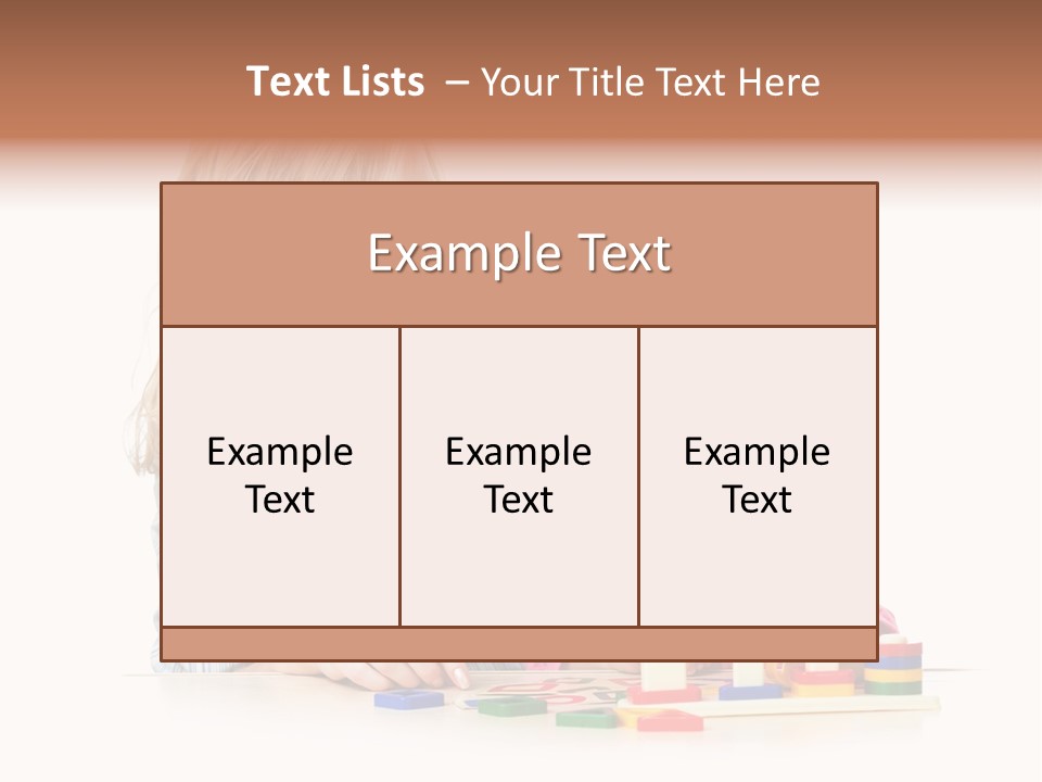 Kid Studio Shot Child PowerPoint Template