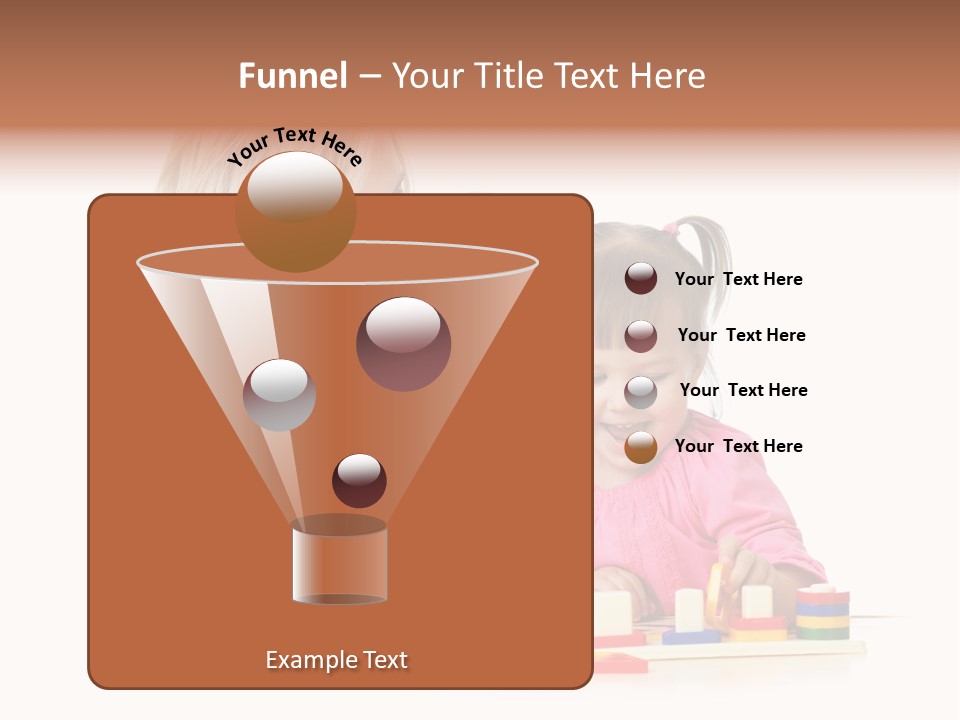 Kid Studio Shot Child PowerPoint Template