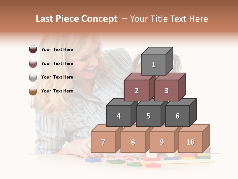 Kid Studio Shot Child PowerPoint Template