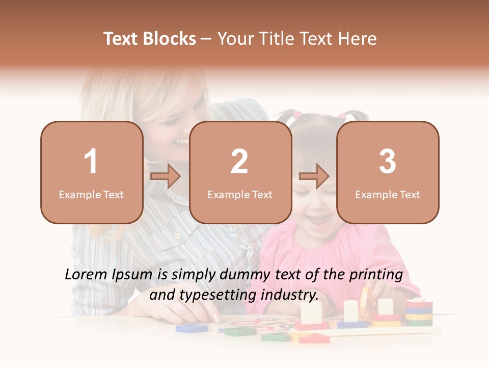 Kid Studio Shot Child PowerPoint Template