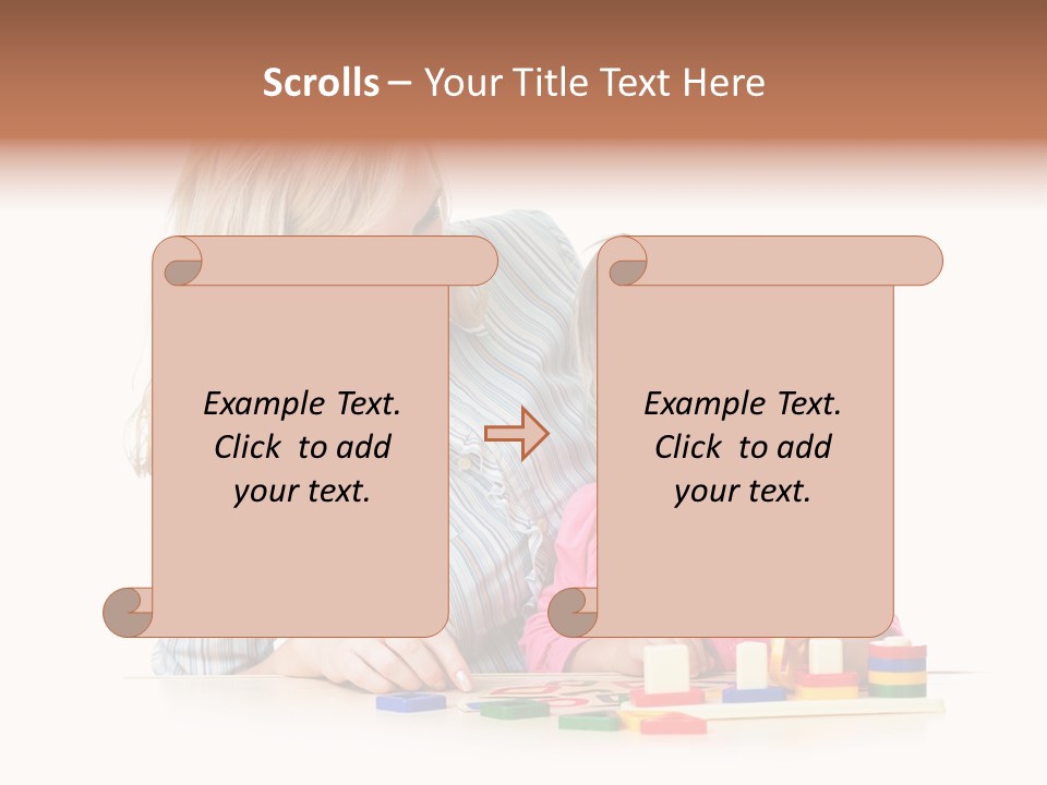 Kid Studio Shot Child PowerPoint Template
