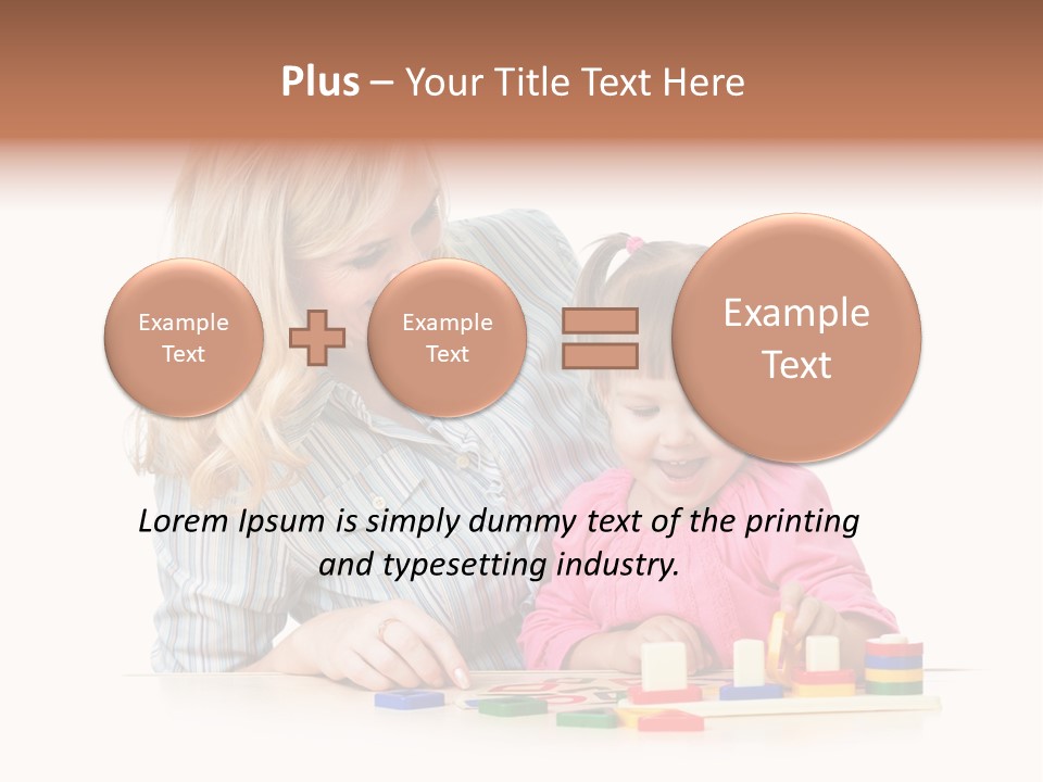 Kid Studio Shot Child PowerPoint Template