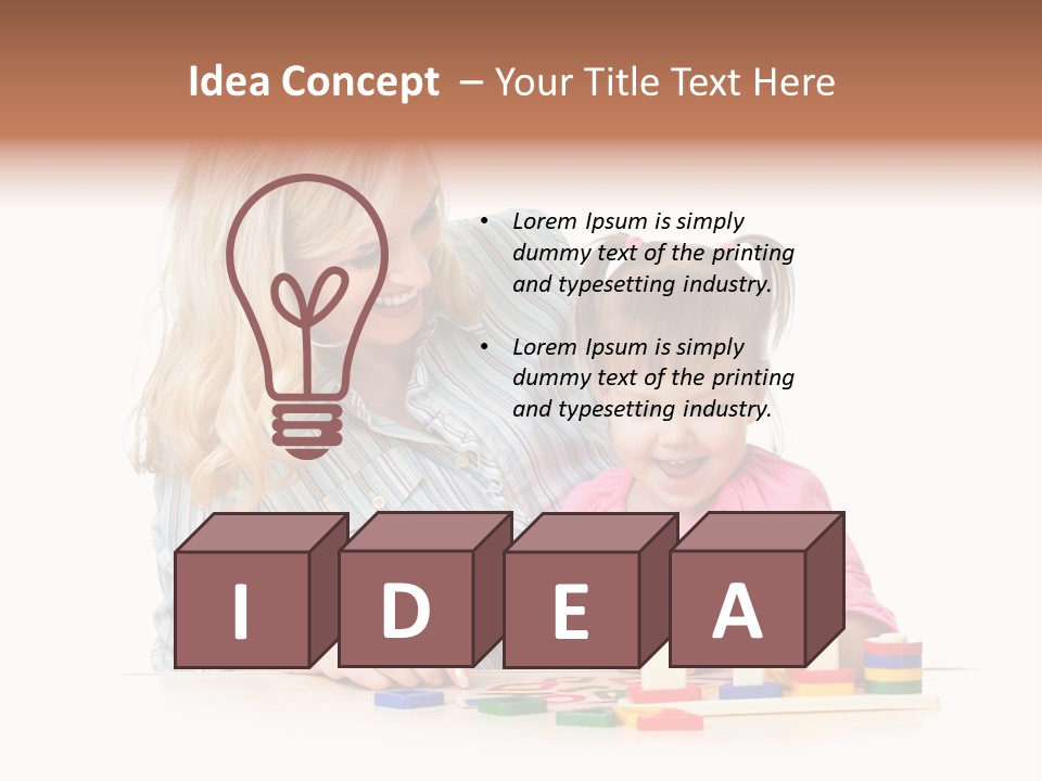 Kid Studio Shot Child PowerPoint Template