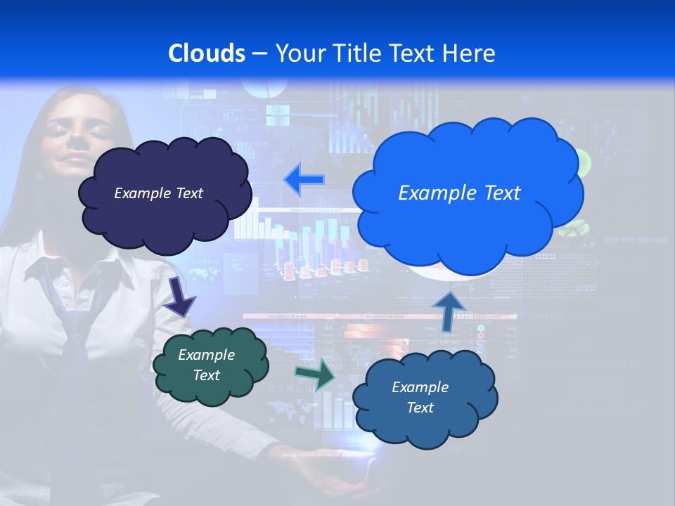 Wealth Global Rate PowerPoint Template