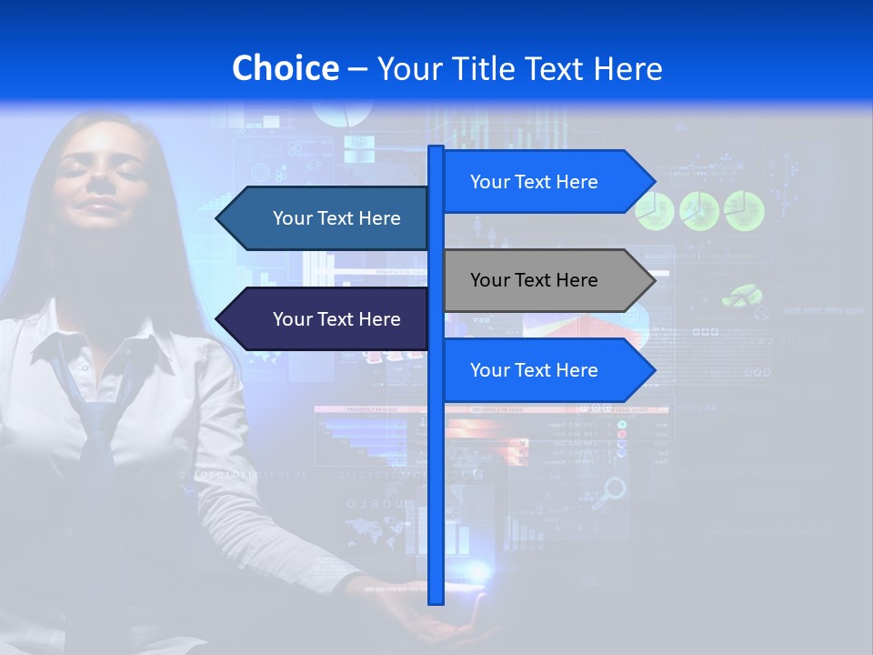 Wealth Global Rate PowerPoint Template
