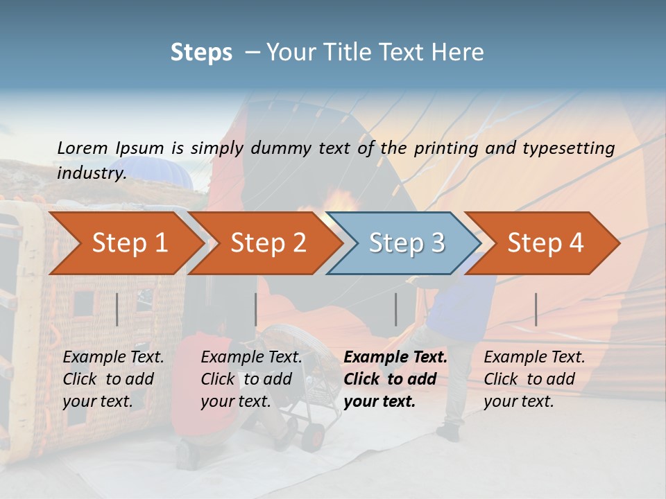 Flame Cappadocia Travel PowerPoint Template