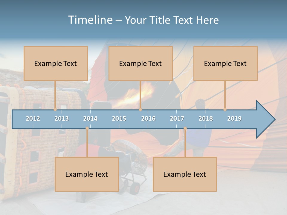 Flame Cappadocia Travel PowerPoint Template