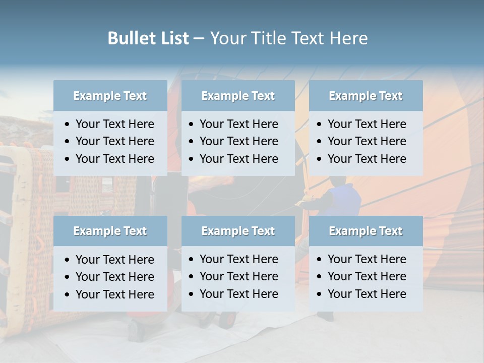 Flame Cappadocia Travel PowerPoint Template