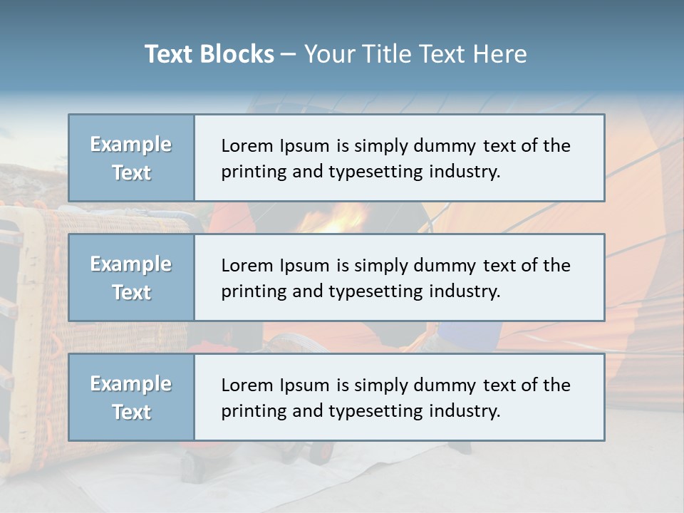 Flame Cappadocia Travel PowerPoint Template