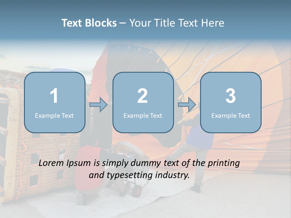 Flame Cappadocia Travel PowerPoint Template