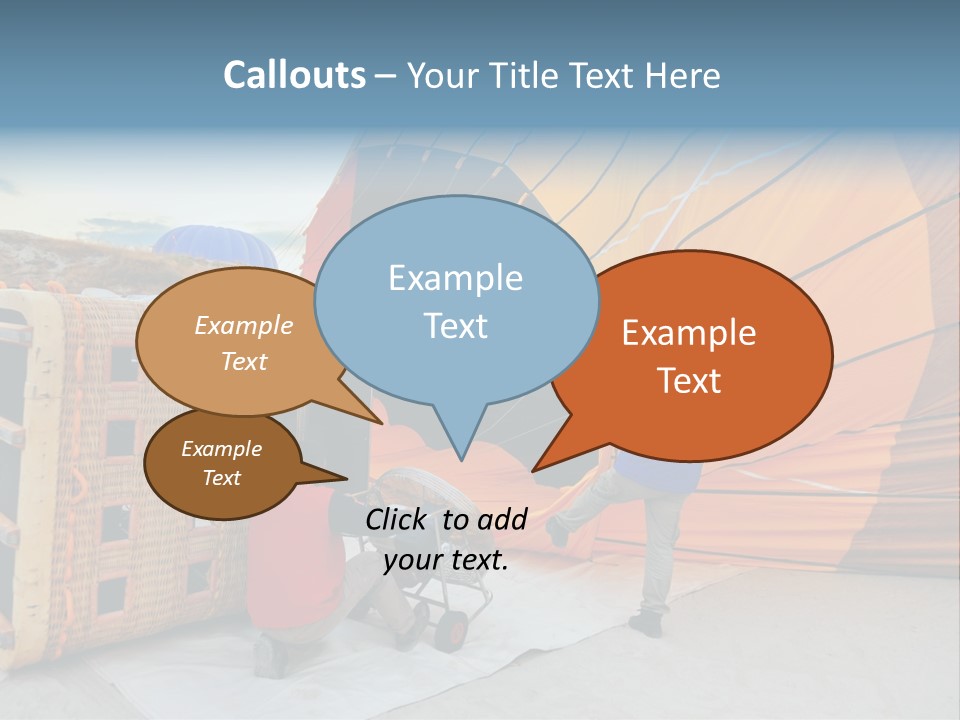 Flame Cappadocia Travel PowerPoint Template