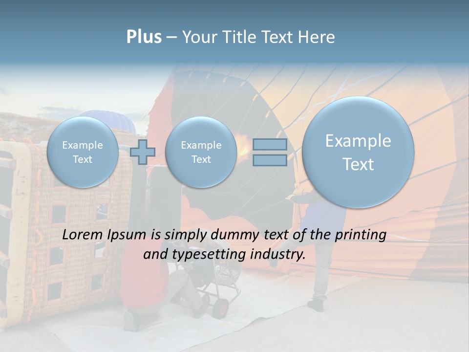 Flame Cappadocia Travel PowerPoint Template
