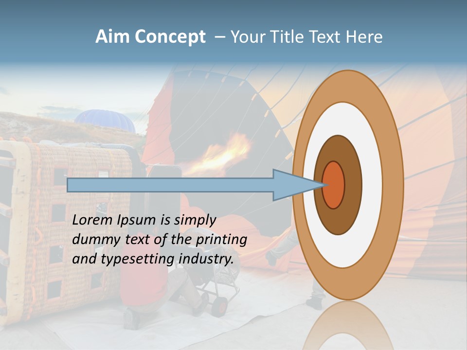 Flame Cappadocia Travel PowerPoint Template