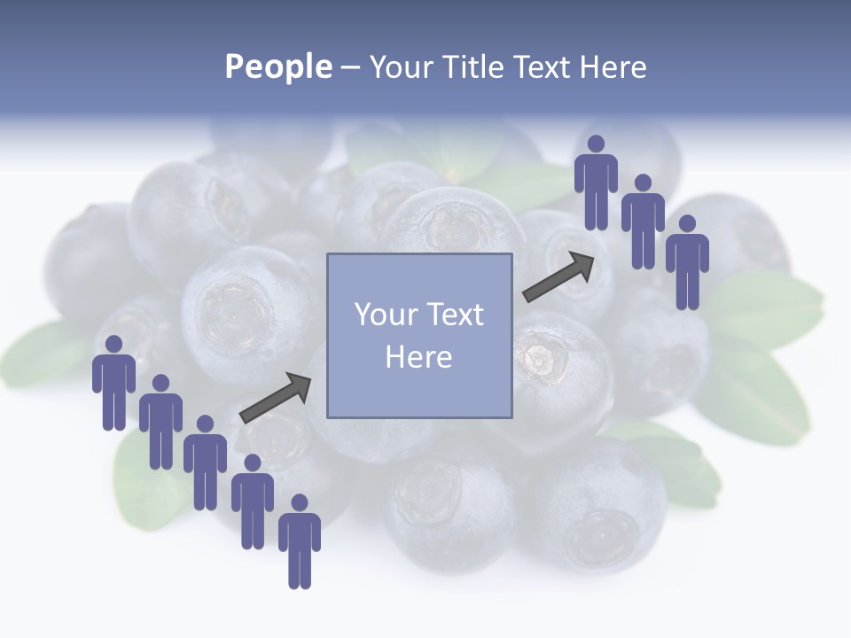 Fresh Dessert Huckleberry PowerPoint Template