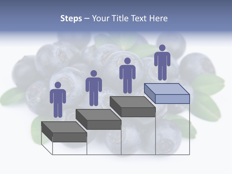 Fresh Dessert Huckleberry PowerPoint Template