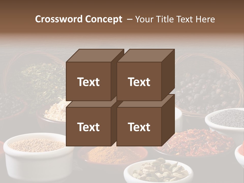 Cardamom Wood Various PowerPoint Template