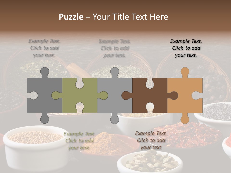 Cardamom Wood Various PowerPoint Template