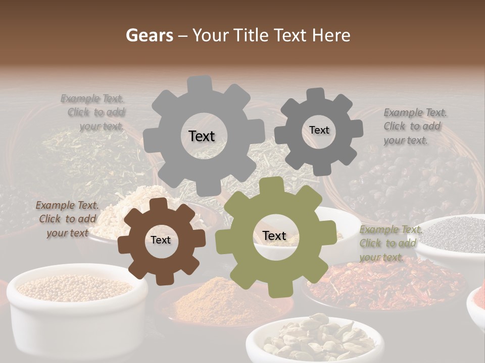 Cardamom Wood Various PowerPoint Template