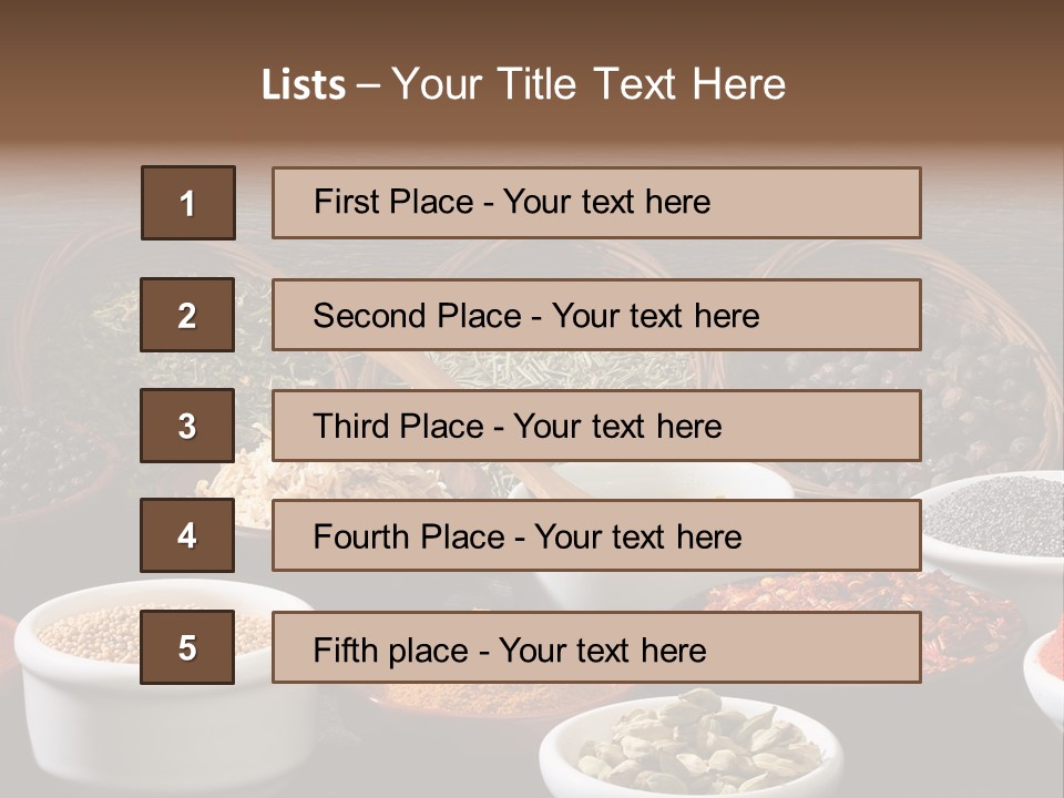 Cardamom Wood Various PowerPoint Template