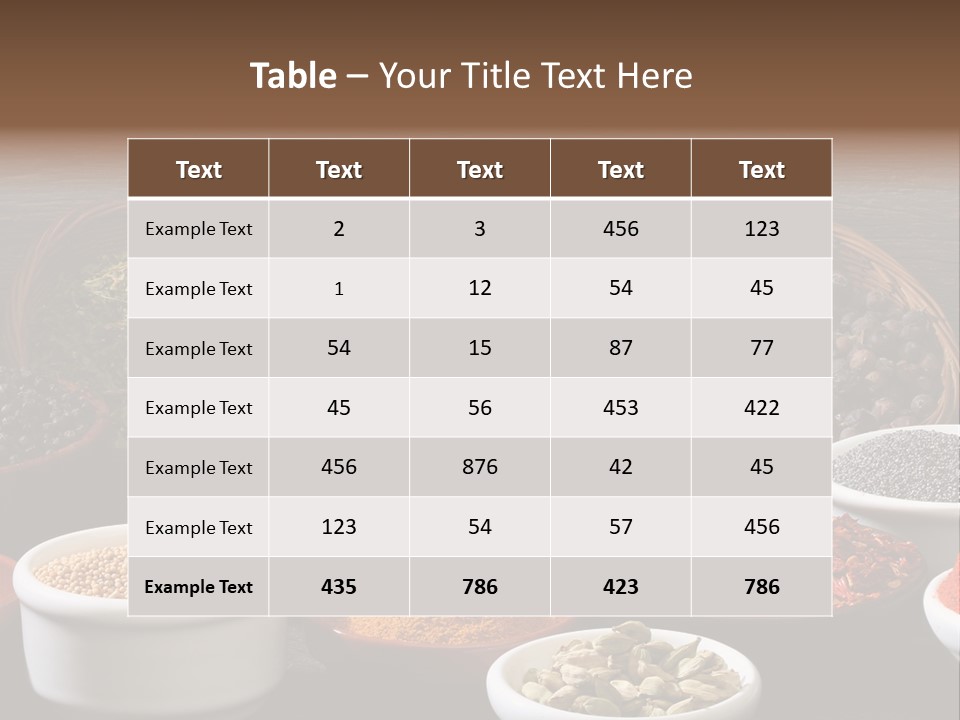 Cardamom Wood Various PowerPoint Template