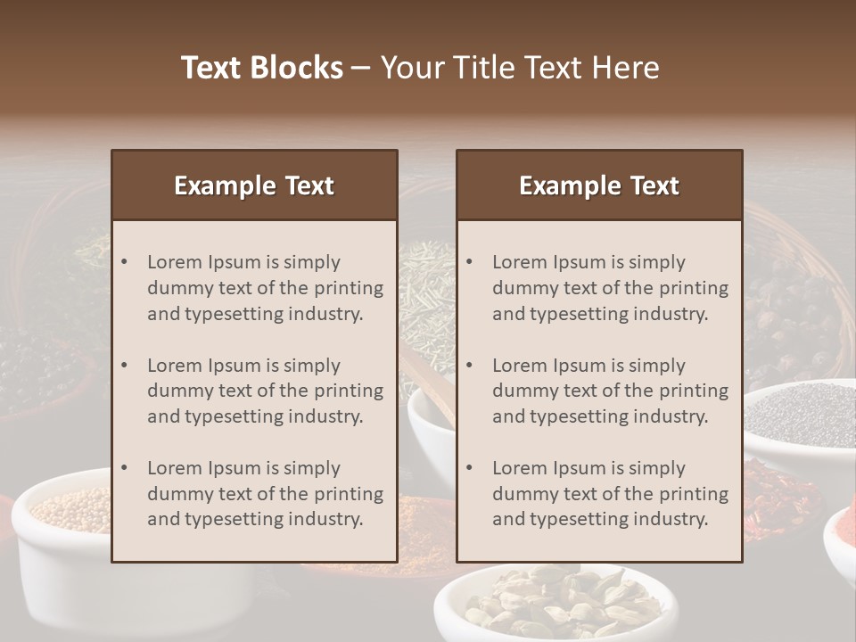 Cardamom Wood Various PowerPoint Template