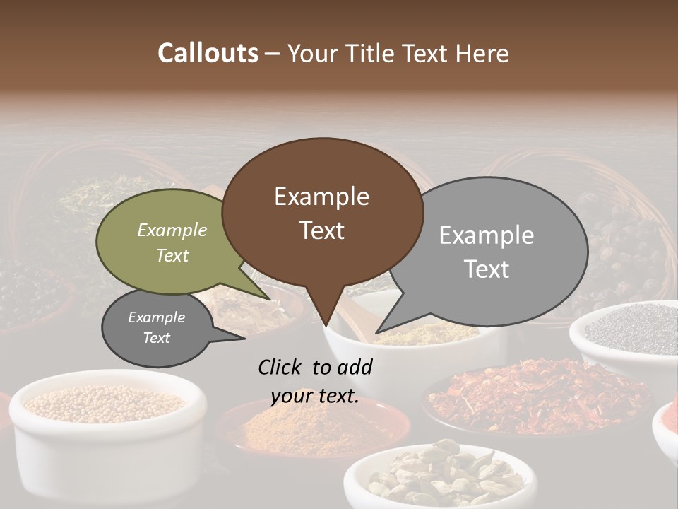 Cardamom Wood Various PowerPoint Template