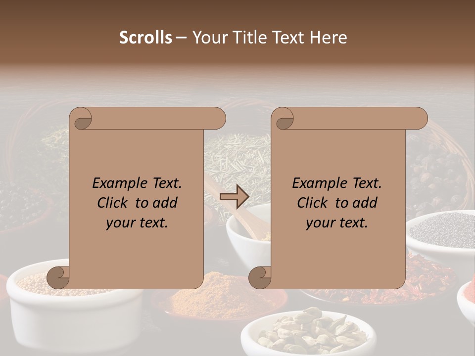 Cardamom Wood Various PowerPoint Template