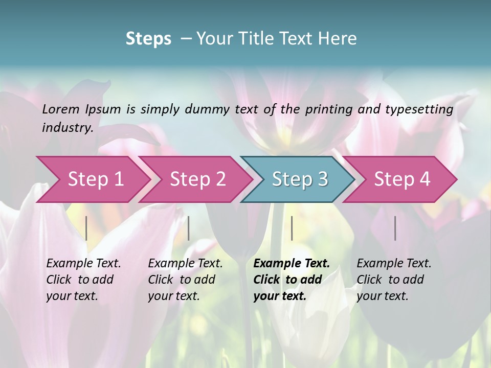 Sunlight Flora Colorful PowerPoint Template