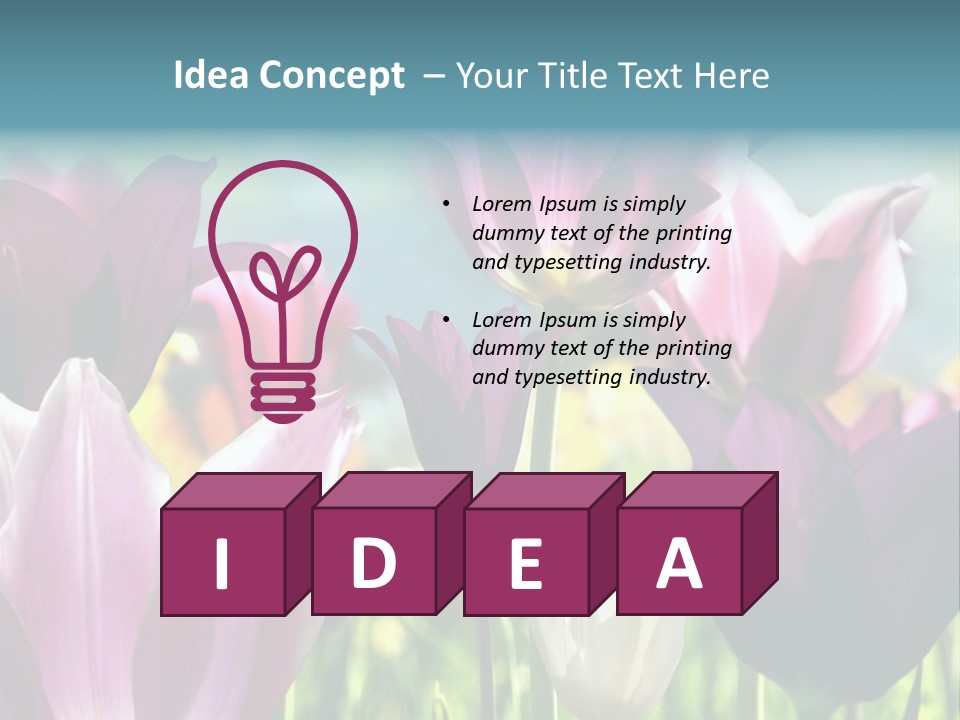 Sunlight Flora Colorful PowerPoint Template