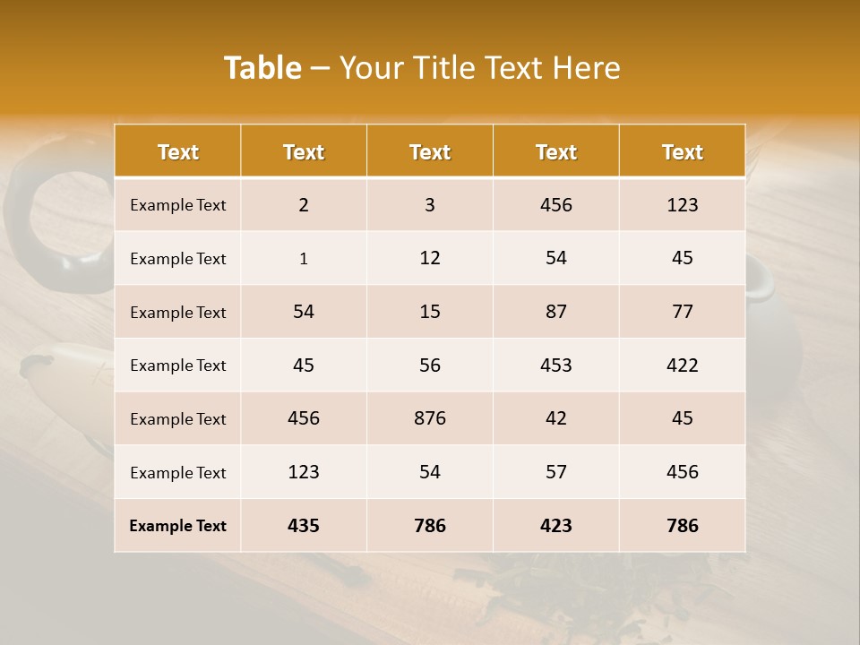 Drink Herbal Mug PowerPoint Template