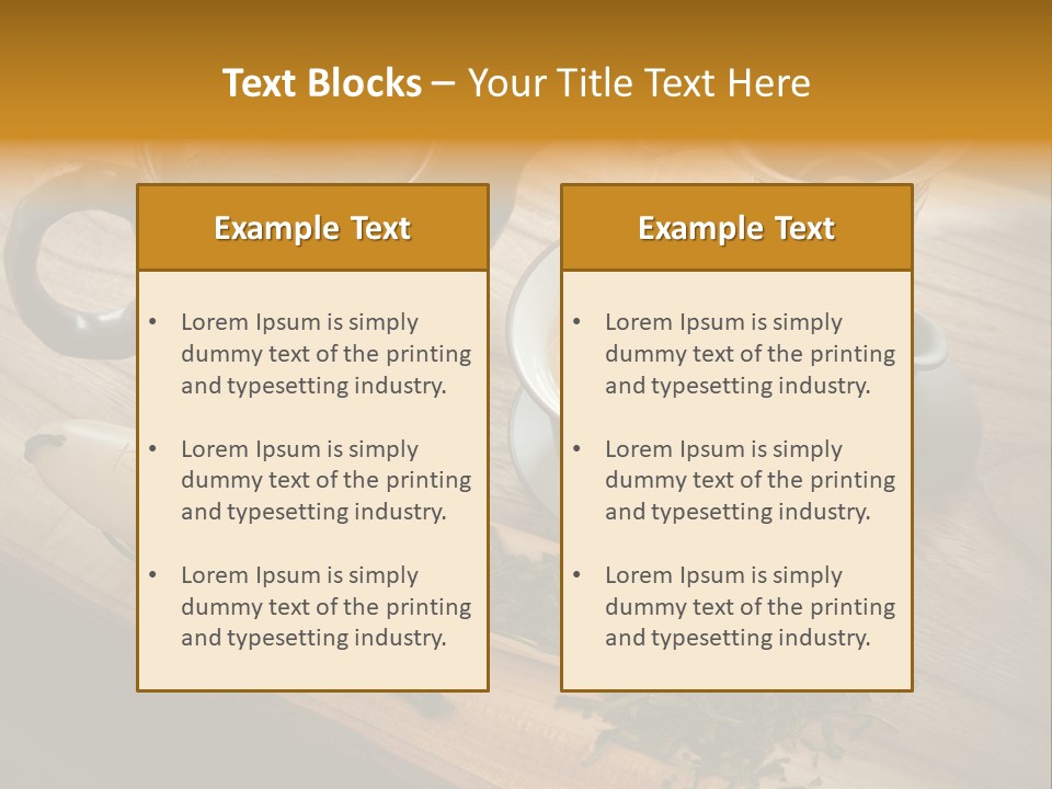 Drink Herbal Mug PowerPoint Template