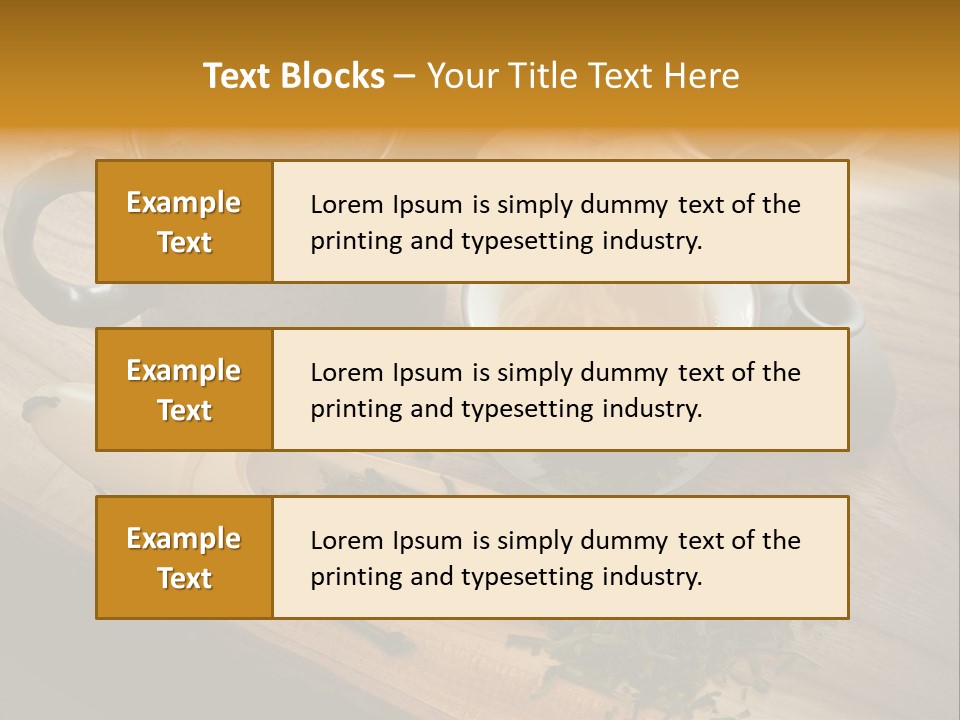 Drink Herbal Mug PowerPoint Template