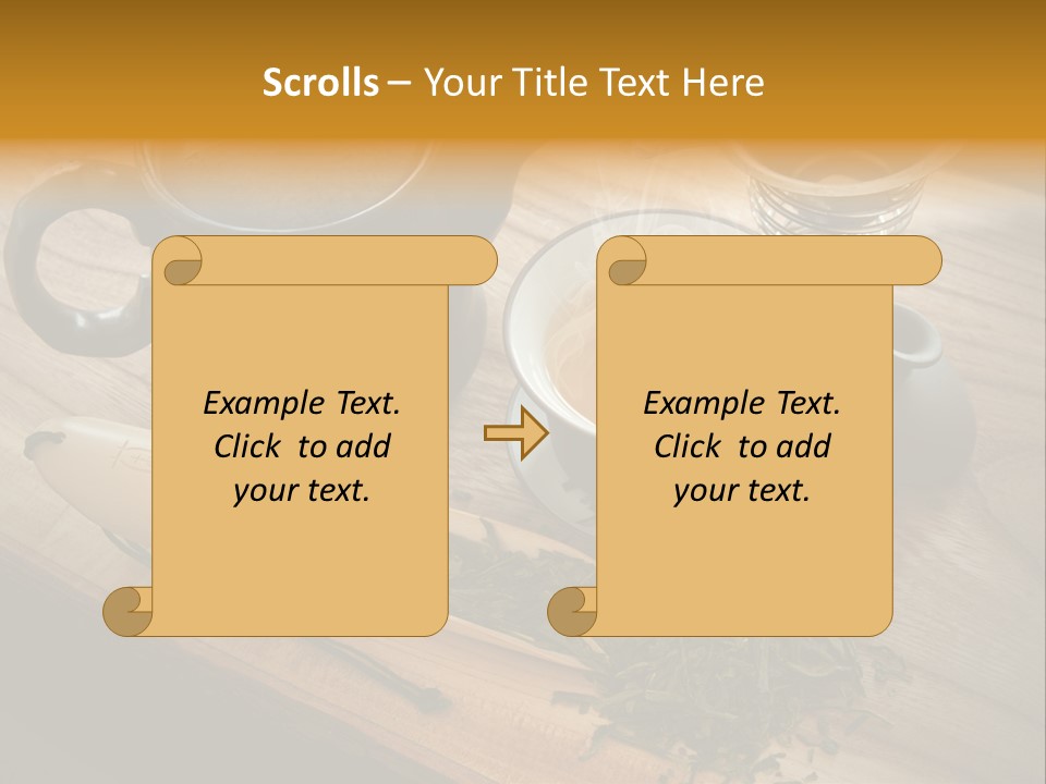 Drink Herbal Mug PowerPoint Template