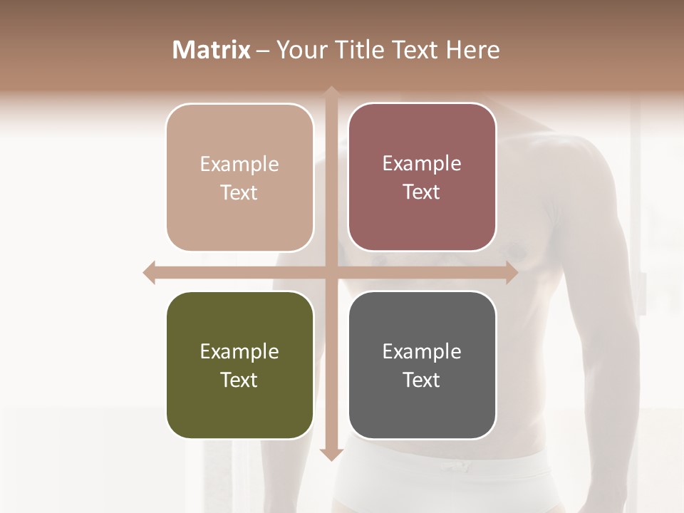 Human Waist Man PowerPoint Template