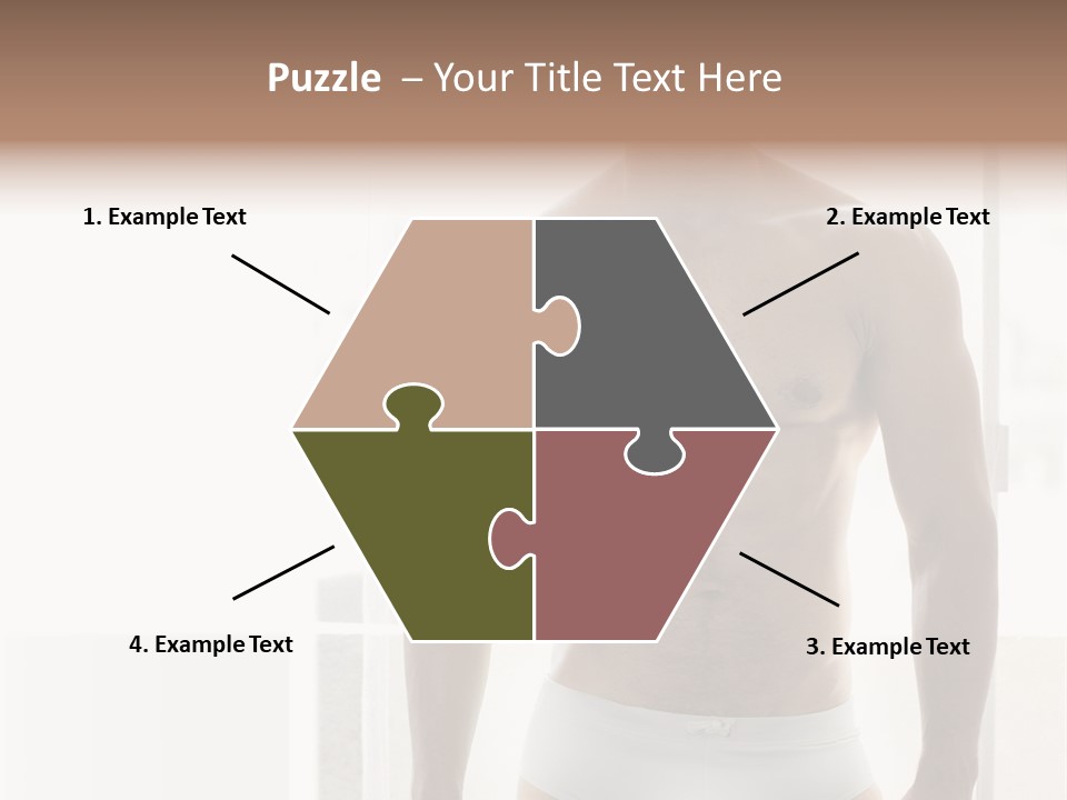 Human Waist Man PowerPoint Template