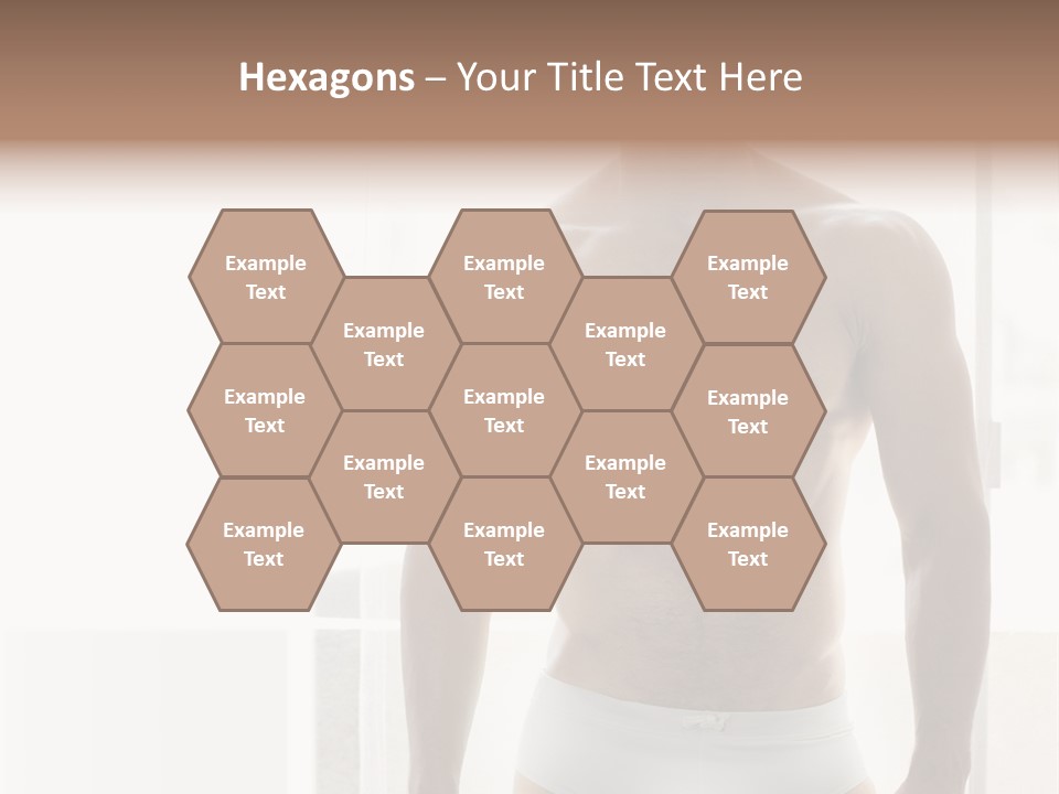 Human Waist Man PowerPoint Template