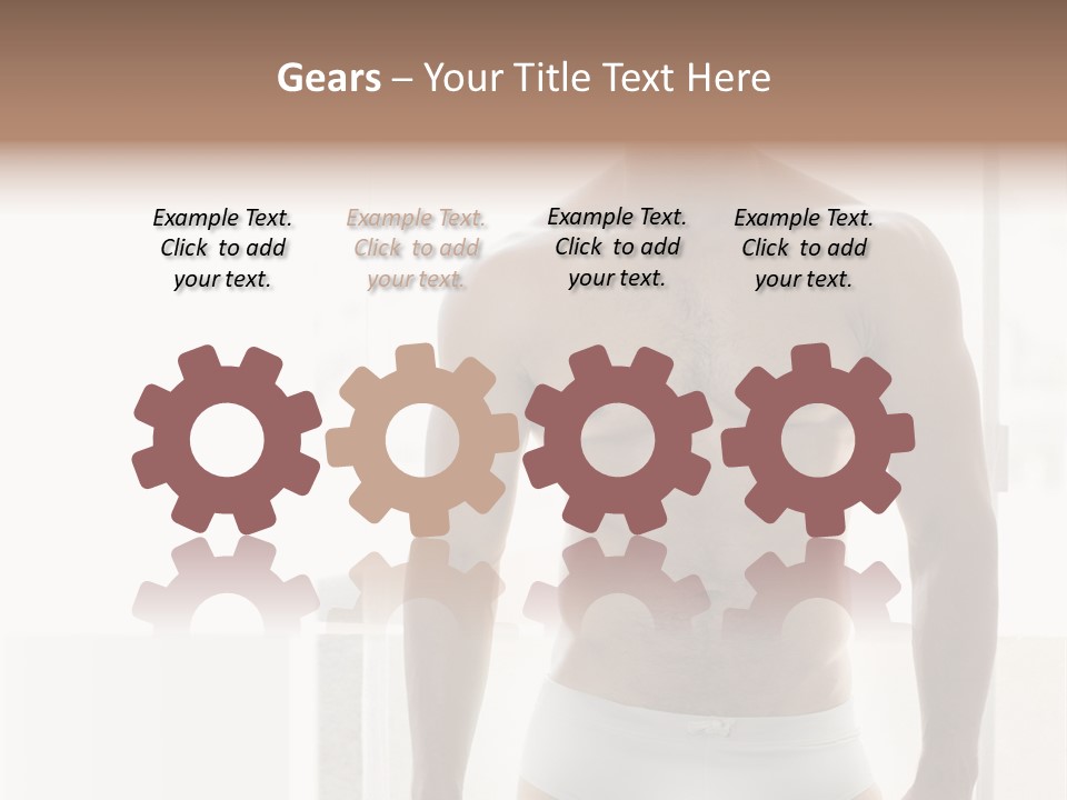 Human Waist Man PowerPoint Template