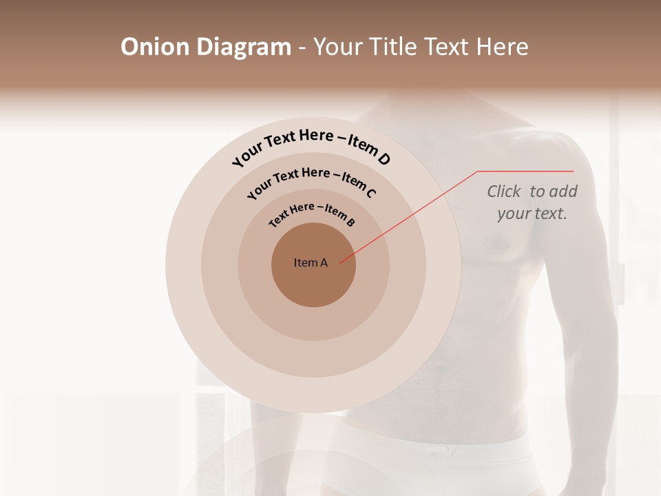 Human Waist Man PowerPoint Template