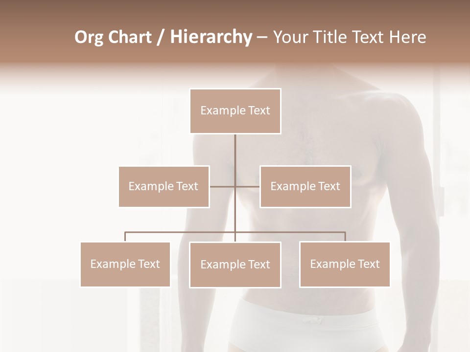 Human Waist Man PowerPoint Template