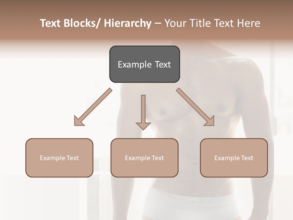 Human Waist Man PowerPoint Template
