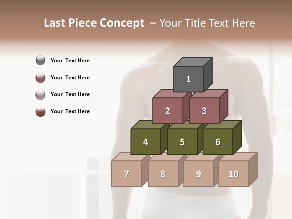 Human Waist Man PowerPoint Template