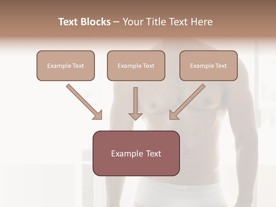 Human Waist Man PowerPoint Template
