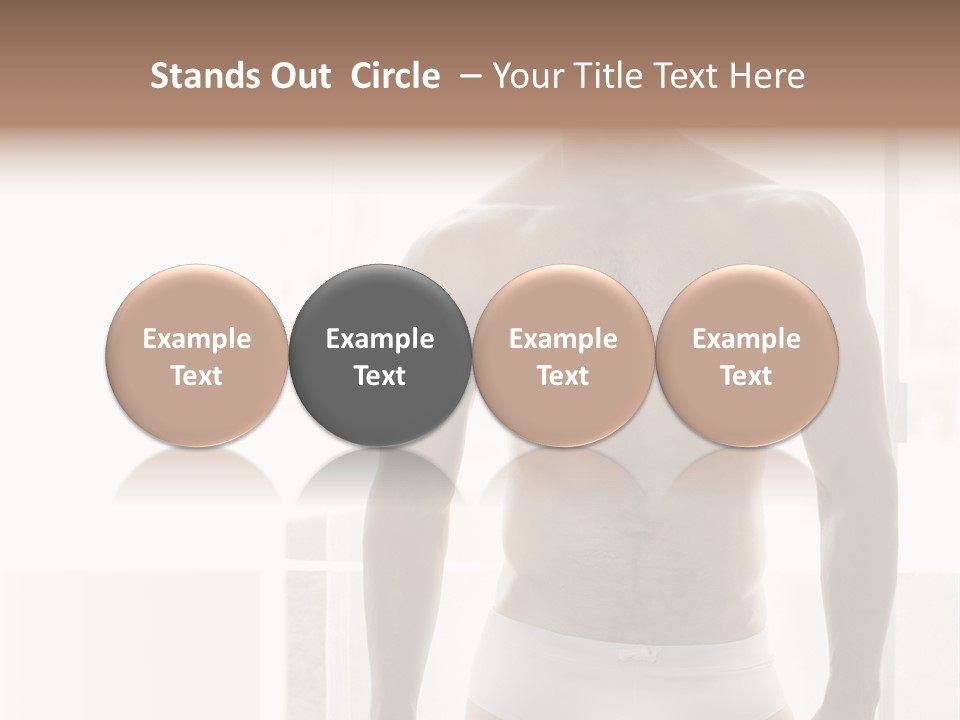 Human Waist Man PowerPoint Template