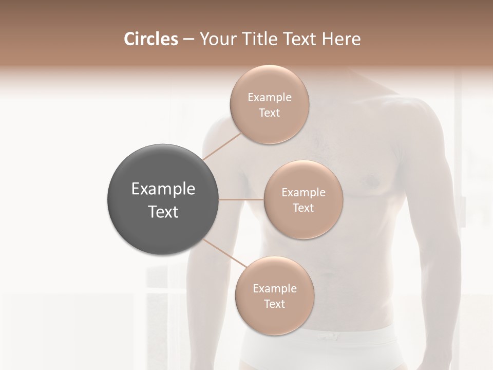 Human Waist Man PowerPoint Template