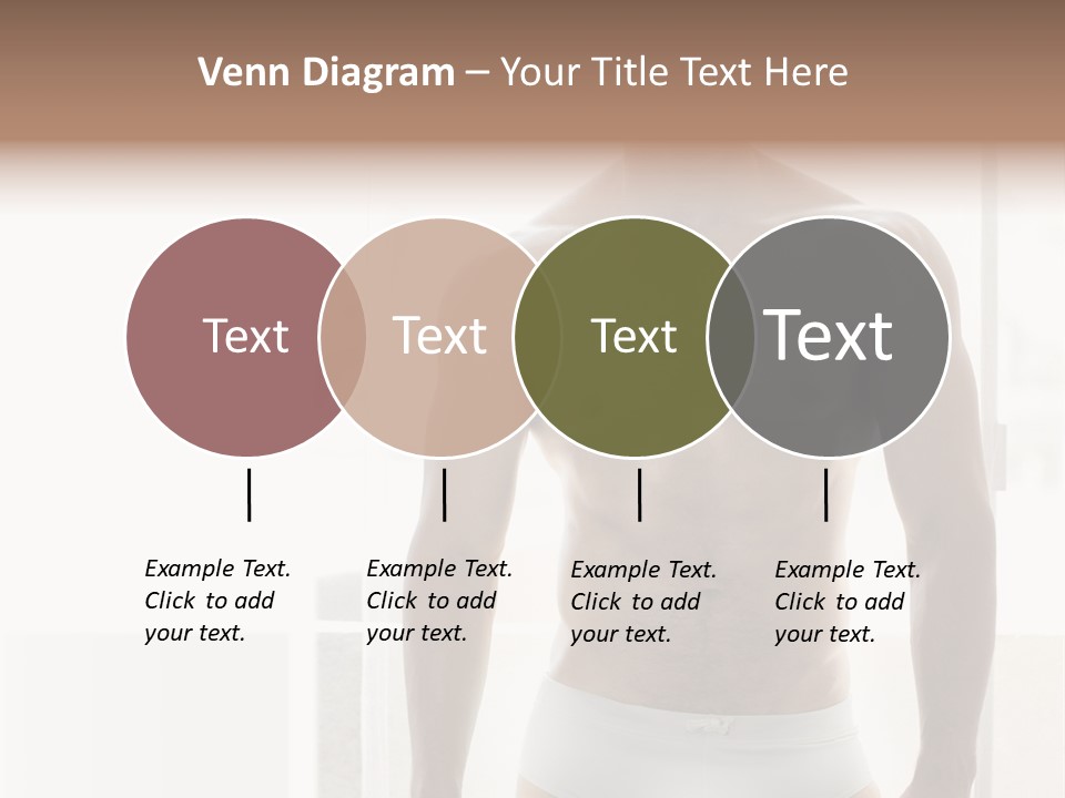 Human Waist Man PowerPoint Template